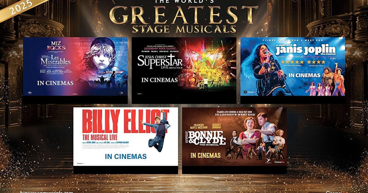 Stage 3 Rct RCT | A season of the greatest staged musicals – shown on the big…